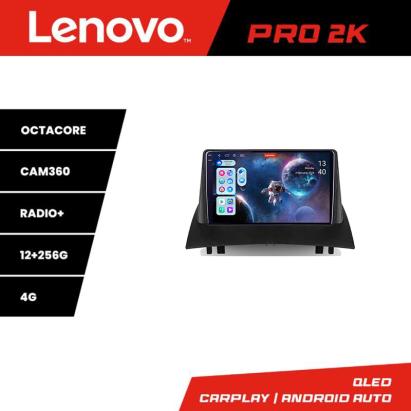 Navigatie Android Renault Megane 2 Lenovo QLED 2K 12+256 CarPlay 360