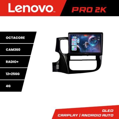 Navigatie Android Lenovo QLED 2K 12+256 pentru Mitsubishi Outlander 2013-2019