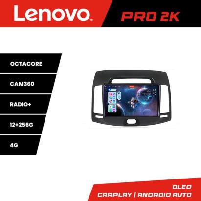 Navigație Android Hyundai Elantra 2007-2011 Lenovo QLED 2K 12GB+256GB
