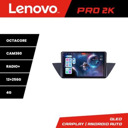Navigație Android BMW X1 E84 Lenovo 12+256GB QLED 2K cu Bluetooth și 360