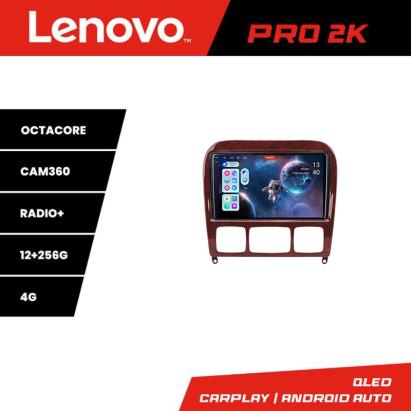 Navigație Android Mercedes Clasa S W220 1998-2005 Lenovo 2K 12+256 GB