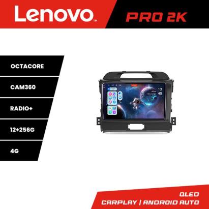 Navigație Android Lenovo pentru Kia Sportage 2010-2016, QLED 2K, 12+256GB
