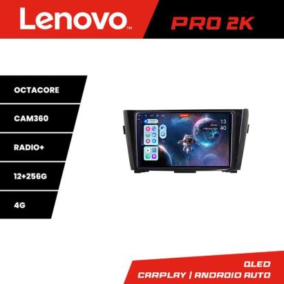 Navigație Nissan Qashqai/X-Trail 2013-2018 Lenovo 2K 12GB+256GB Android