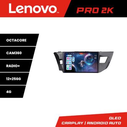 Navigație Toyota Corolla 2013-2017 Lenovo Pro 2K QLED 12GB+256GB Android