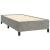 Pat box spring cu saltea, gri deschis, 90x200 cm, catifea GartenMobel Dekor