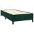 Pat box spring cu saltea, verde închis, 90x200 cm, catifea GartenMobel Dekor
