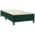 Pat box spring cu saltea, verde închis, 100x200 cm, catifea GartenMobel Dekor