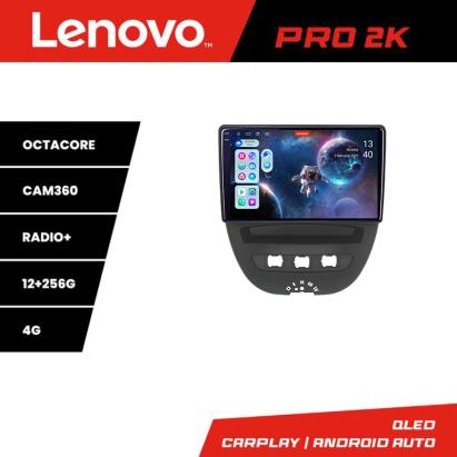 Navigație Android 2K Lenovo pentru Citroen C1, Peugeot 107 și Aygo