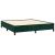 Pat box spring cu saltea, verde închis, 180x200 cm, catifea GartenMobel Dekor