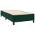 Pat box spring cu saltea, verde închis, 100x200 cm, catifea GartenMobel Dekor