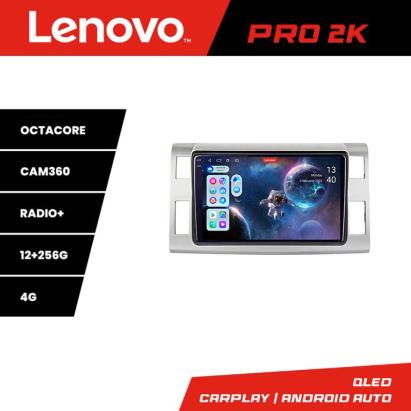 Navigație Android Toyota Estima 2006-2013 QLED 2K 12GB+256GB 360 Lenovo