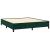 Pat box spring cu saltea, verde închis, 180x200 cm, catifea GartenMobel Dekor
