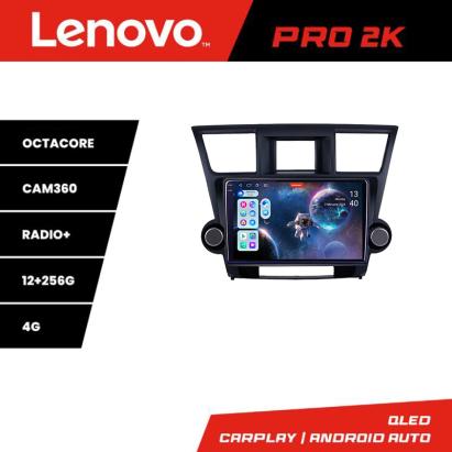 Navigație Android Toyota Highlander 2007-2013 QLED 2K 12GB+256GB 360