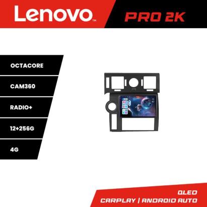 Navigație Android Lenovo QLED 2K pentru Hummer H2 2008-2010, 12+256GB