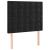 Pat box spring cu saltea, negru, 100x200 cm, catifea GartenMobel Dekor