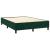 Pat box spring cu saltea, verde închis, 140x190 cm, catifea GartenMobel Dekor