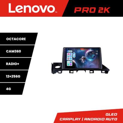 Navigatie Mazda 6 2018+ Lenovo Pro 2K QLED 12+256GB 8 Core Android