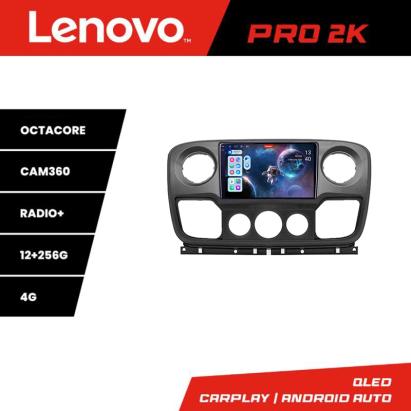Navigație Android Opel Movano și Renault Master 2010-2021, 2K QLED 12+256GB
