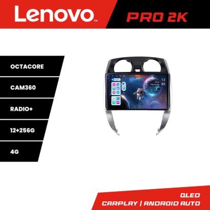 Navigație Nissan Note 2012-2019 Android QLED 2K, 12+256 GB, 360, Lenovo