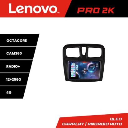 Navigație Android Dacia Sandero 2012-2020 QLED 2K, 12GB RAM, 256GB, 4G