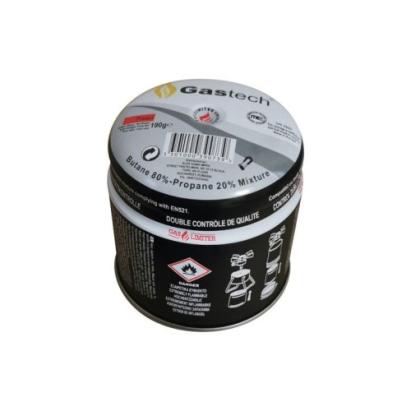 Butelie gaz camping universala Gastech 190g pentru arzator si lampa