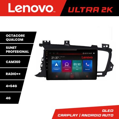 Navigatie Android Kia Optima 2011-2015 Lenovo QLED 4GB+64GB 8 core