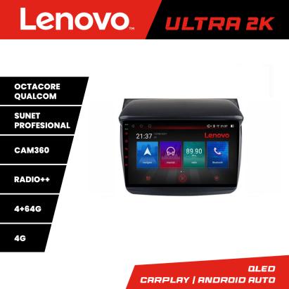 Navigație Android Lenovo QLED 4+64GB pentru Mitsubishi L200 2006-2014