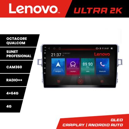 Navigație Toyota Verso 2010-2016 Lenovo Ultra 2K QLED 4+64GB Android