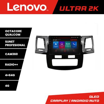 Navigație Toyota Hilux 2008-2014 Lenovo QLED 4GB+64GB Android