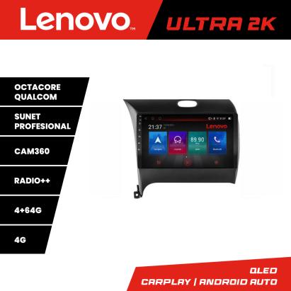 Navigație Android Kia Cerato 2013-2017 Lenovo QLED 4+64GB 8 Core