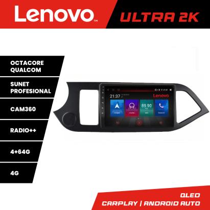 Navigatie Android Kia Picanto 2011-2015 Lenovo QLED 4GB+64GB 4G