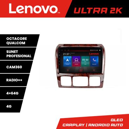 Navigație Android Mercedes Clasa S W220 1998-2005 Lenovo QLED 4+64GB