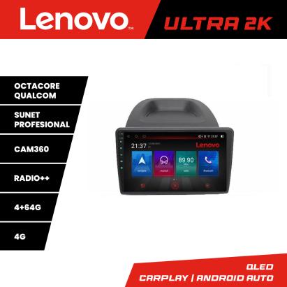 Navigație Android Ford Fiesta 2012-2018 Lenovo QLED 4GB+64GB 360