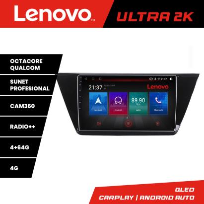 Navigatie Android Lenovo QLED 4GB+64GB pentru Volkswagen Touran 2016+