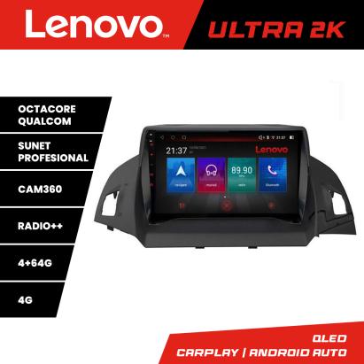 Navigatie Android Lenovo QLED 4GB+64GB pentru Ford Kuga 2013-2017