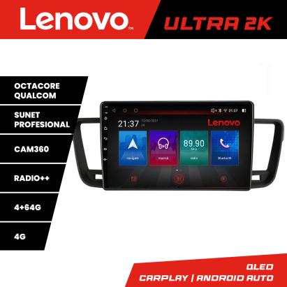 Navigație Peugeot 508 Lenovo QLED Android 4GB+64GB 8 Core 360