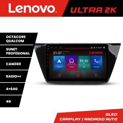 Navigație Android Lenovo QLED 4GB+64GB pentru VW Tiguan 2016+