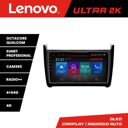 Navigatie Android Lenovo pentru VW Polo 2014+ QLED 4GB+64GB 360