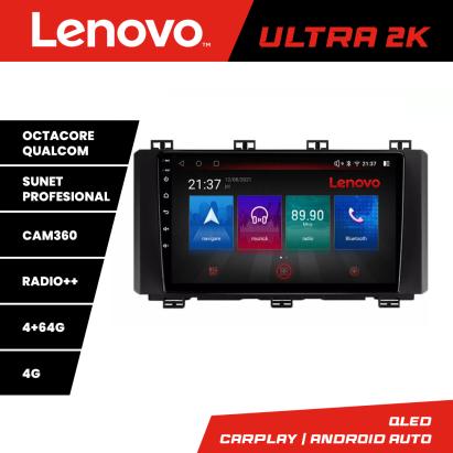 Navigație Android Seat Ateca cu GPS, QLED, 4GB RAM, 64GB și 360 Lenovo