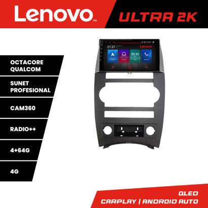 Navigație Android Jeep Commander 2006-2010 QLED GPS 4+64GB 360 Lenovo