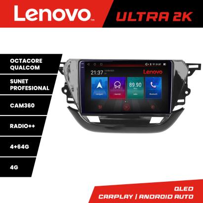 Navigație Android Opel Corsa F 2019+ QLED GPS 4G 4GB+64GB Lenovo