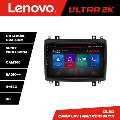 Navigație Android Cadillac CTS 2003-2007 QLED GPS 4GB+64GB 360 Lenovo