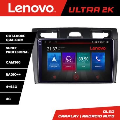 Navigație Android Ford Fiesta MK5 2002-2008 QLED 4GB+64GB 4G GPS Lenovo