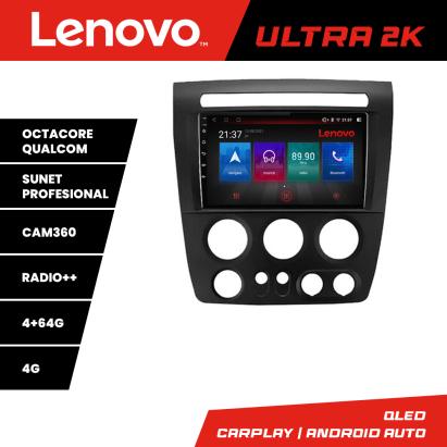 Navigație auto Hummer H3 Android QLED 4GB+64GB 360 Lenovo