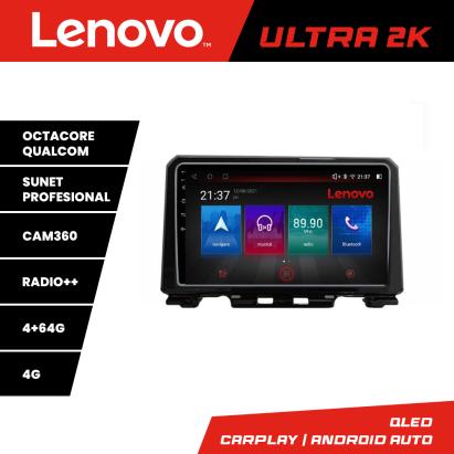 Navigație Android Lenovo pentru Suzuki Jimny 2018+ QLED 4GB RAM 64GB 360