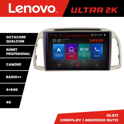 Navigație Android Nissan Micra 2002-2010 QLED 4GB+64GB 4G GPS 360