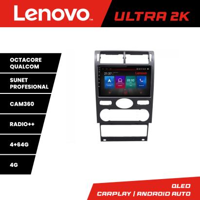Navigatie Android Ford Mondeo 2004-2007 QLED 4GB+64GB 4G GPS Lenovo