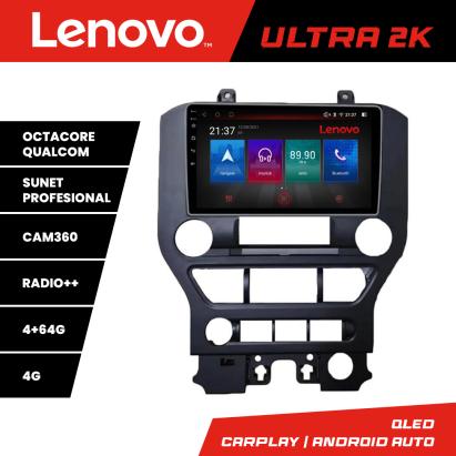 Navigație Android Lenovo pentru Ford Mustang 2015-2020, QLED, 4+64GB
