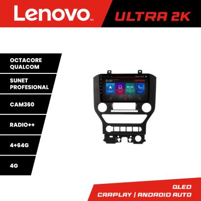 Navigatie Android Ford Mustang 2015-2020 Lenovo QLED 4+64GB cu 360