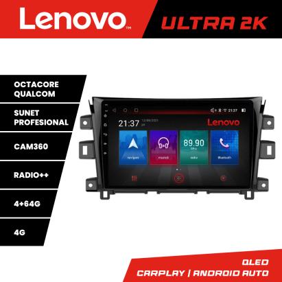 Navigație Nissan Navara 2017+ Lenovo Ultra 2K QLED 4GB+64GB Android